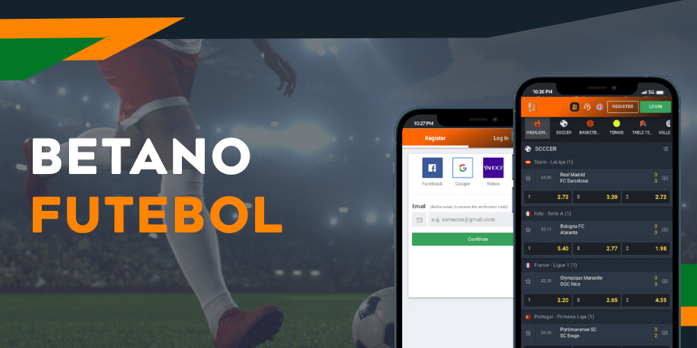 Como convém a um site de apostas europeu, Betano favorece o Futebol