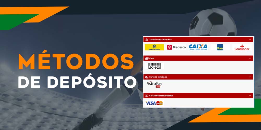 Para fazer um depósito na Dafabet, você tem muitas opções populares no Brasil, incluindo transferência através de muitos bancos brasileiros, e-wallets e sistemas de pagamento.
