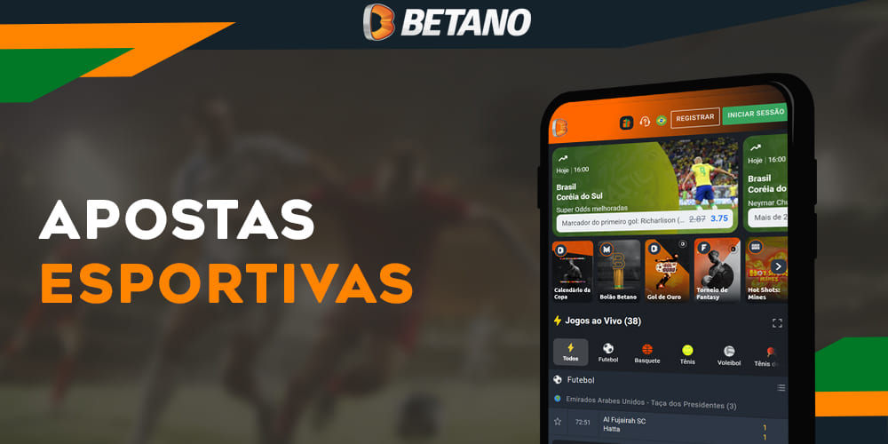 Que tipos de apostas esportivas estão disponíveis no aplicativo móvel Betano 
