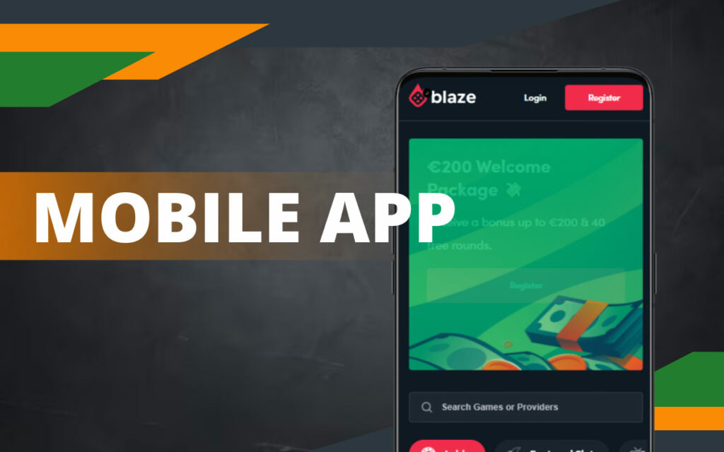 O Blaze pode ser usado com o aplicativo 