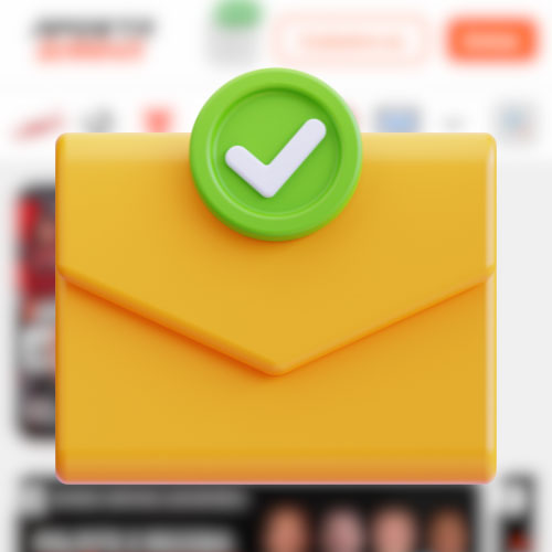 Instrução Faça a validação por e-mail